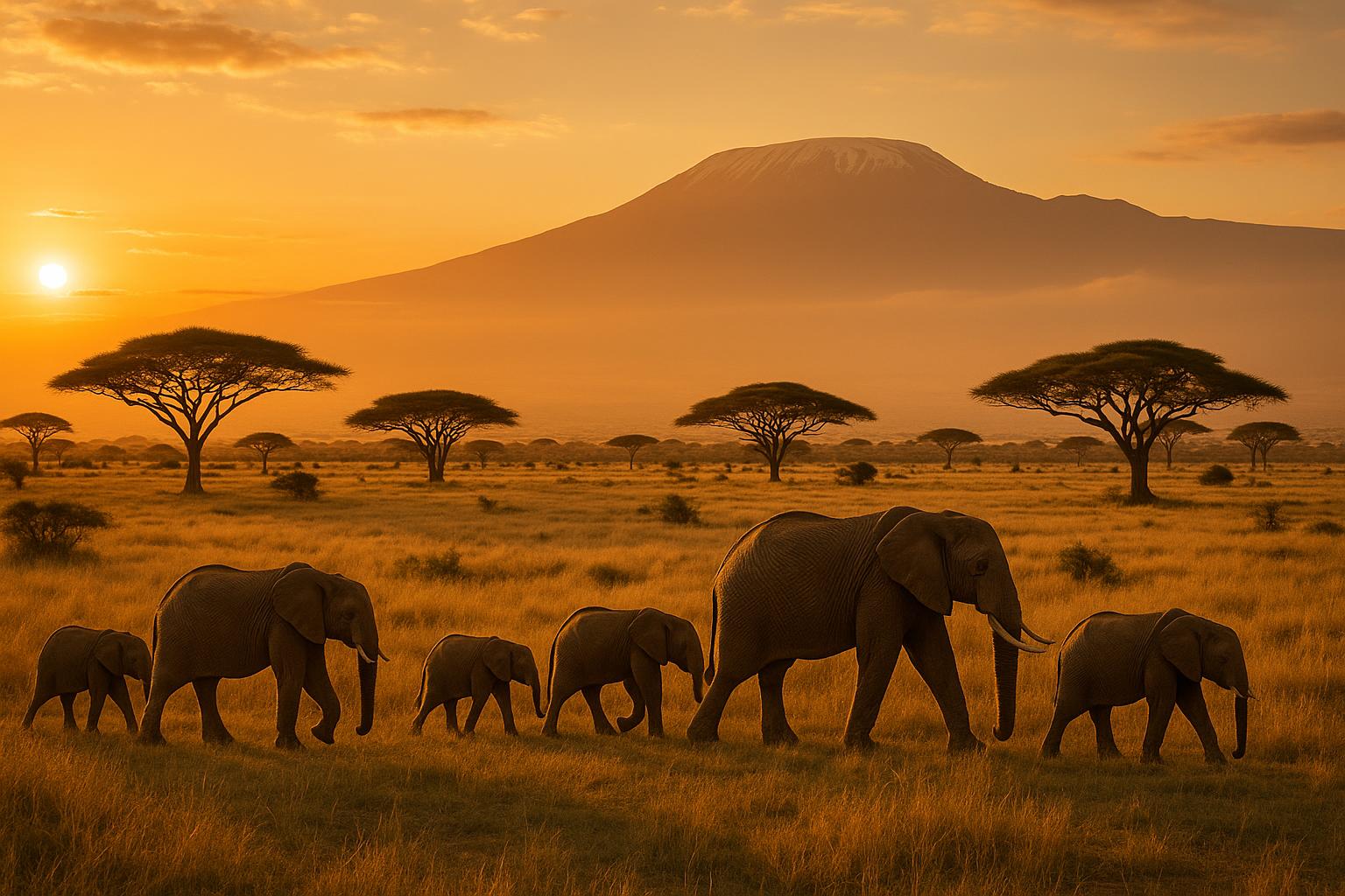 Safari económico en Kenia