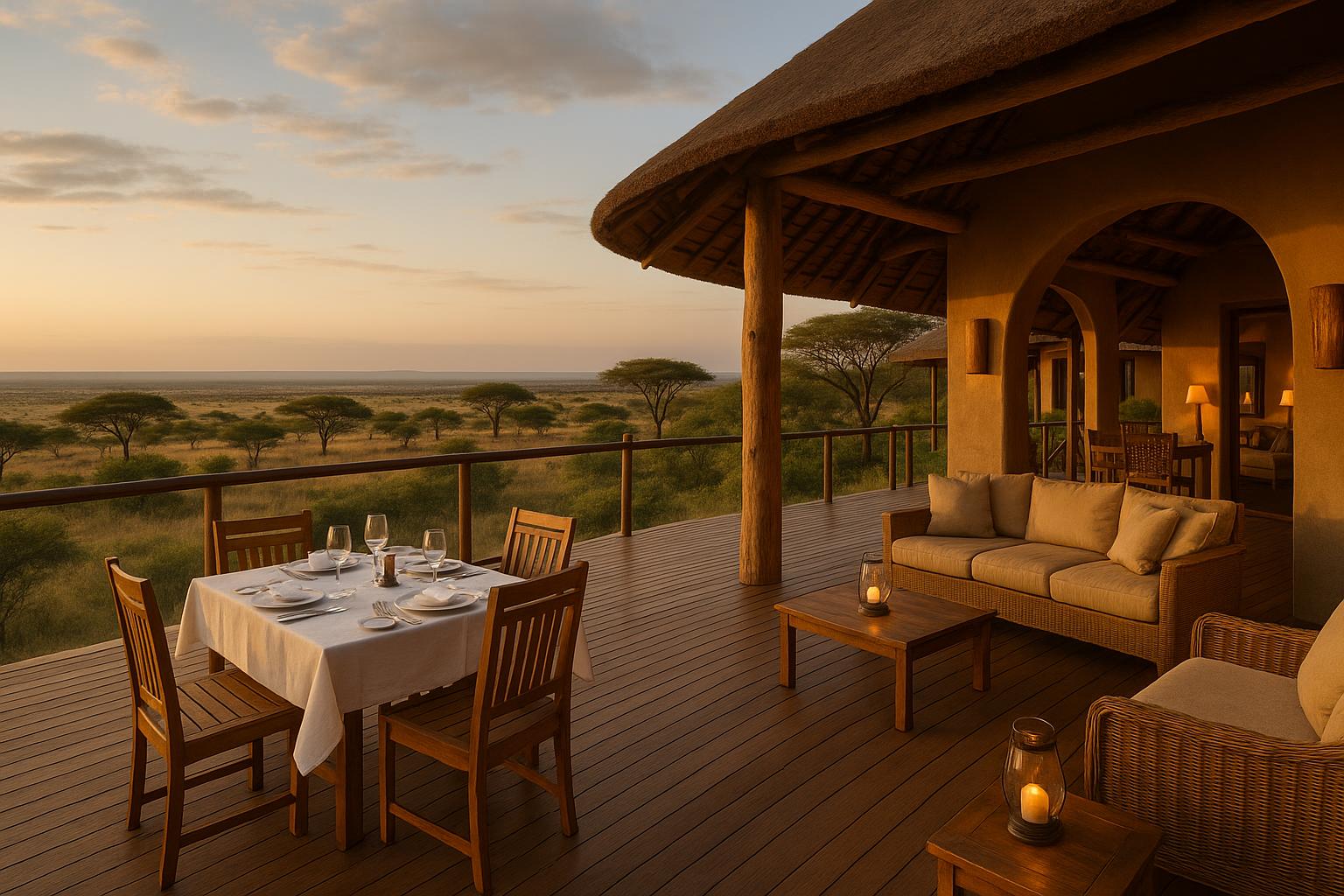 Lodge de lujo en Kenia